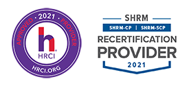 
HRCI and SHRM Approved Provider Logos