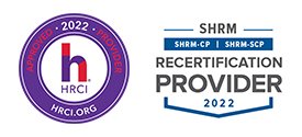 HRCI and SHRM Recertification Logos 2022